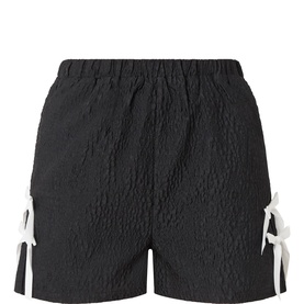 Elin Bow Appliqu&eacute; Shorts