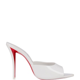 Miss Z 100 Patent Heeled Mules