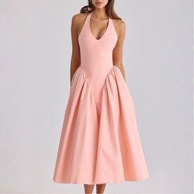 Marilyn Halter Flared Dress