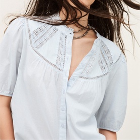 Nella Lace Inlay Blouse