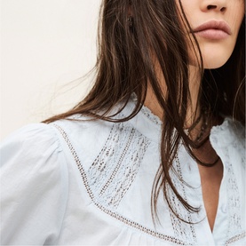 Nella Lace Inlay Blouse