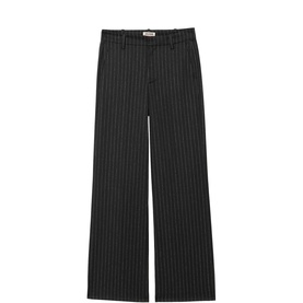 Panol Shimmer Pinstripe Wide Leg Trousers