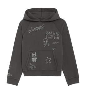 Georgy Embellished Logo Hoodie