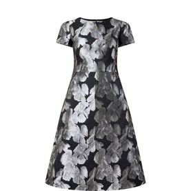 Diana Metallic Floral Dress