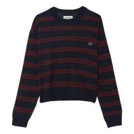 Swapy Logo Cashmere Knit Sweater