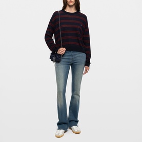 Swapy Logo Cashmere Knit Sweater