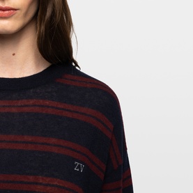 Swapy Logo Cashmere Knit Sweater