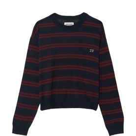 Swapy Logo Cashmere Knit Sweater