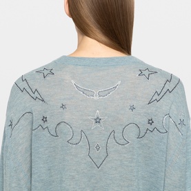 Swapy Western Cashmere Knit Sweater