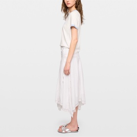 Jetro Asymmetric Flared Skirt