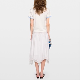 Jetro Asymmetric Flared Skirt