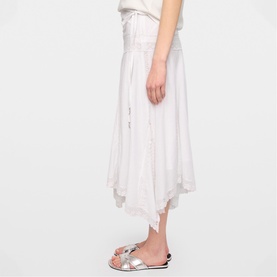 Jetro Asymmetric Flared Skirt