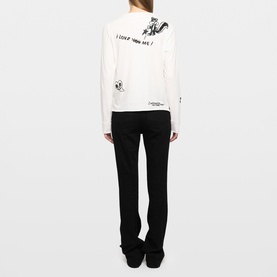 Happy Printed Henley Top