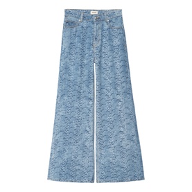 Eli Denim High-Rise Wide Leg Jeans
