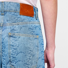 Eli Denim High-Rise Wide Leg Jeans