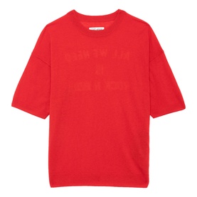Idaz Slogan Knit T-Shirt