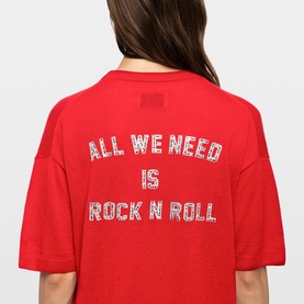 Idaz Slogan Knit T-Shirt