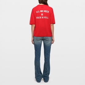 Idaz Slogan Knit T-Shirt
