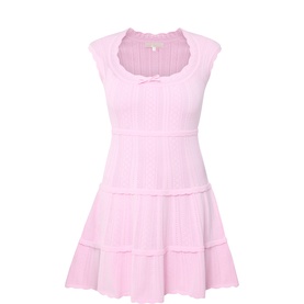 Laighton Pointelle Mini Dress