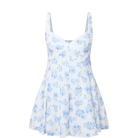 Nabi Floral Print Mini Dress