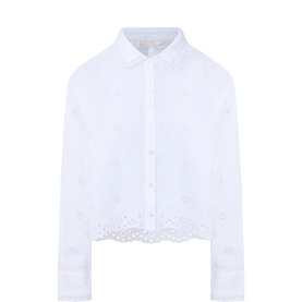 Delano Embroidered Linen Blouse