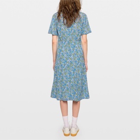 Rhodral Floral Flared Dress