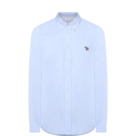 Zebra Logo Single-Cuff Casual Shirt