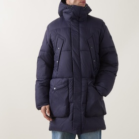Fibre Logo Badge Down Parka Jacket