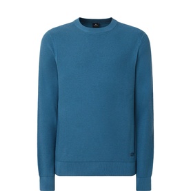 Textured Logo Sweater