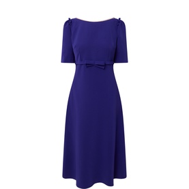 Pearl Bow A-Line Dress