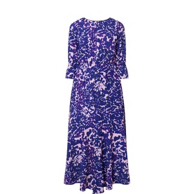 Kate Printed Flared Dress