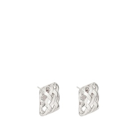 Polly Mini Woven Square Studs