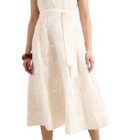 Harley Palm Flared Dress