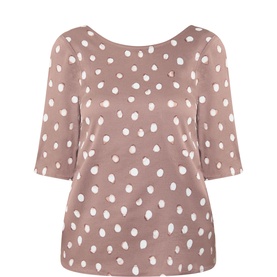 Henrii Polka Dot Blouse