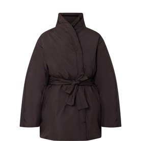 Zinnia Short Belted Wrap Coat