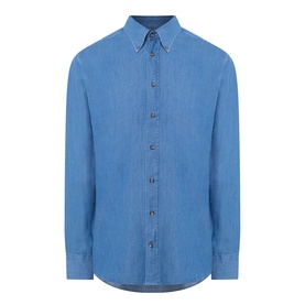 Button-Down Denim Shirt