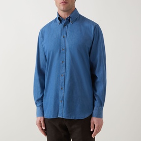 Button-Down Denim Shirt
