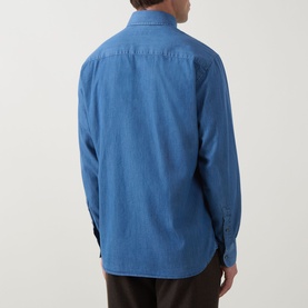 Button-Down Denim Shirt