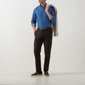 Button-Down Denim Shirt
