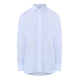 Casual Linen Striped Shirt