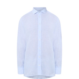 Casual Linen Striped Shirt