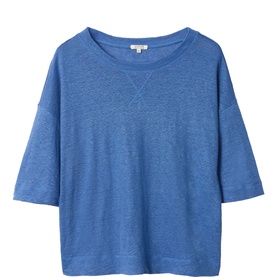 Pickstitch Linen T-Shirt