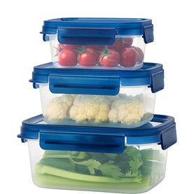 NestnLock Blue Container Three-Piece Set