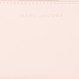 Marc Jacobs The Scene Top Zip Multi Wallet in powder pink smooth leather with embossed silver-tone logo detail