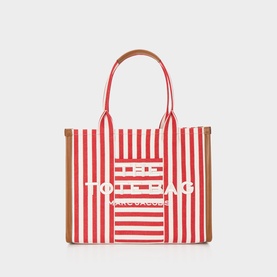 The Stripe Canvas Large Tote Bag