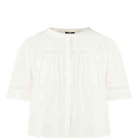 Pasadena Lace Panel Blouse