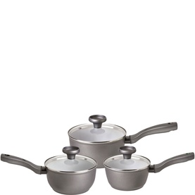 Ceramic Non-Stick Saucepan Three-Piece Set
