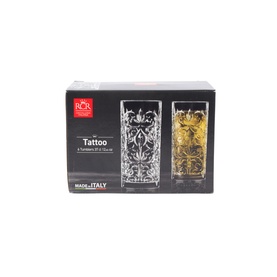 Tattoo Hi-ball Set of Six, 370ml