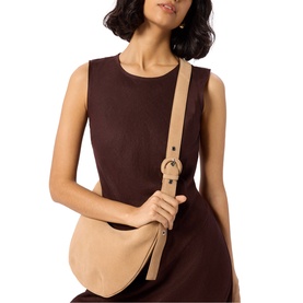 Sia Small Suede Crossbody Bag