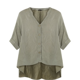 Textured Asymmetric Blouse